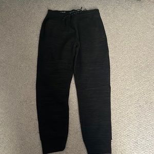 Mens american eagle black joggers, size medium!